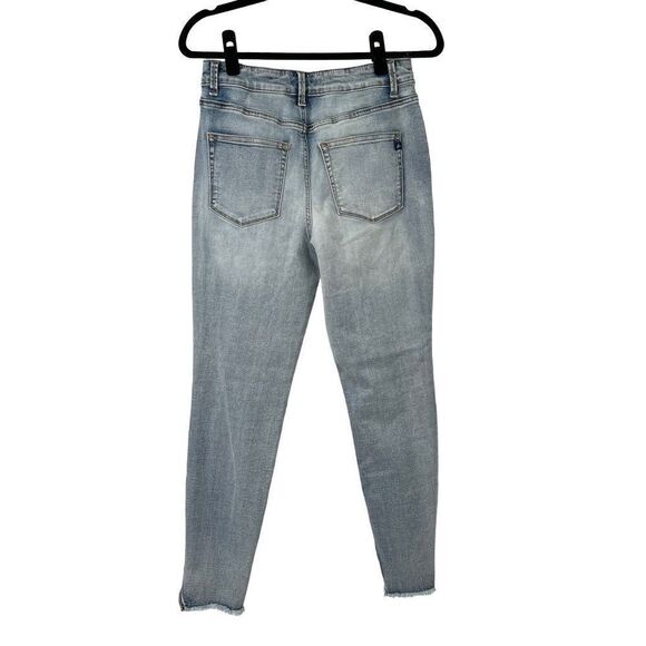 M Jeans By Maurices Button Fly High Rise Raw Hem Jeans - Picture 10 of 10